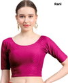 MB Dobby Cotton Lycra Stretchable Blouse Collection Wholesale In India
